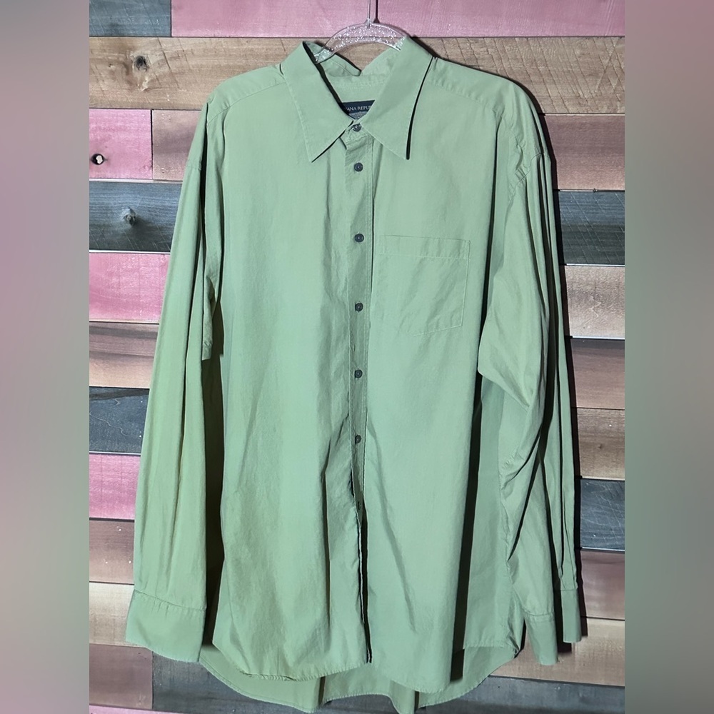 Banana Republic Casual Cotton Button Down Loose Fit Shirt